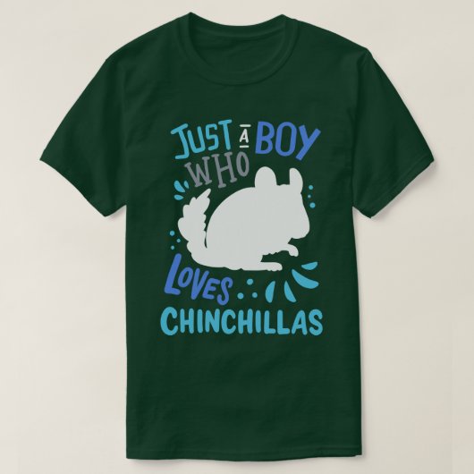 T-shirt Chinchillas Chinchilla Lover 5 (Design devant)