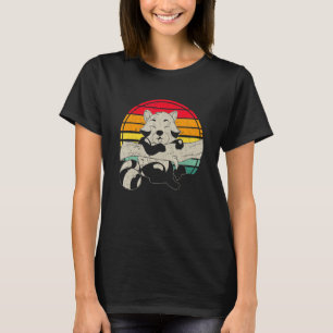 T-shirt Chine animal rétro faune sauvage Chine Panda rouge