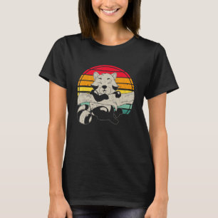 T-shirt Chine animal rétro faune sauvage Chine Panda rouge