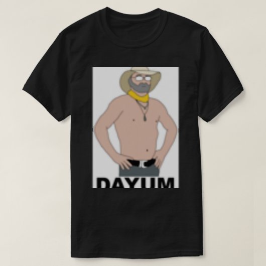 T-shirt Chine Chicken Morris - DAYUM (Design devant)