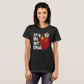 T-shirt Chine Dans Mon Drapeau Dna Chine (Devant entier)