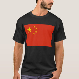 T-shirt Chine ; drapeau chinois