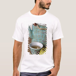 T-shirt Chine, Hong Kong. Théière traditionnelle chinoise