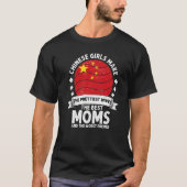 T-shirt Chine Maman Chine Fête des mères maman Amérique ch (Devant)