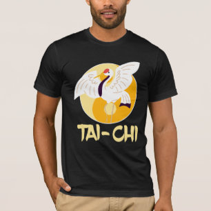 T-shirt Chine Tai Chi Yin Yang Crâne soleil animal