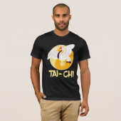 T-shirt Chine Tai Chi Yin Yang Crâne soleil animal (Devant entier)