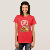 T-shirt Chinese lunar New Year Tiger zodiac lucky (Devant entier)