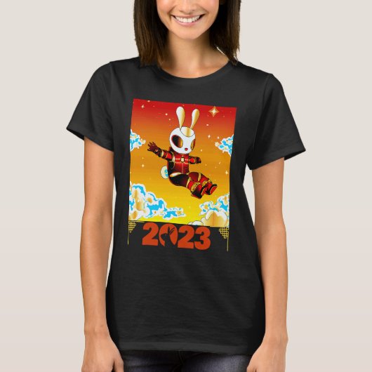 T-shirt Chinese New Year 2023 Year Of The Rabbit 2023 Wome (Devant)