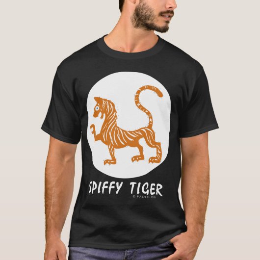 T-shirt Chinese Zodiac 3 Spiffyiger 1 (Devant)