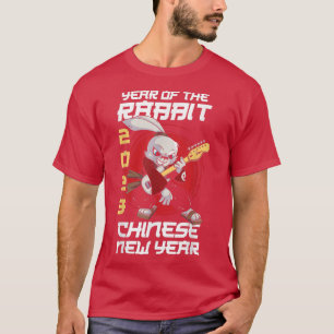 T-shirt Chinese Zodiac Happy new year 2023 year of the rab
