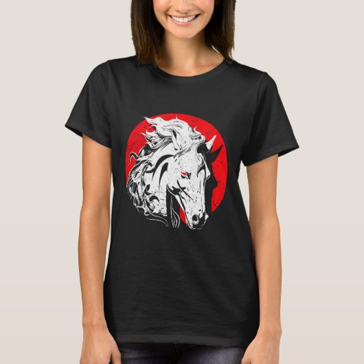T-shirt Chinese Zodiac Horse2026 Decorations Year Of The H (Devant)
