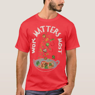 T-shirt Chinois Alimentation Asiatique Wok Cuisine Aliment