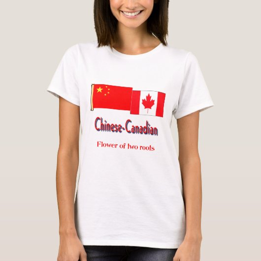 T-shirt chinois-canadien (Devant)