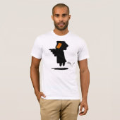 T-shirt chinois de 殭屍 de vampire (Devant entier)