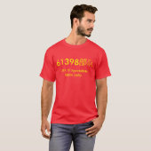 T-shirt chinois de pirate informatique (Devant entier)