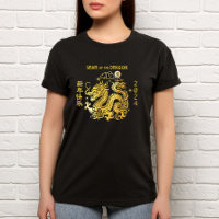 Chinois Lunar New Year Dragon 2024 Bold Gold Foil