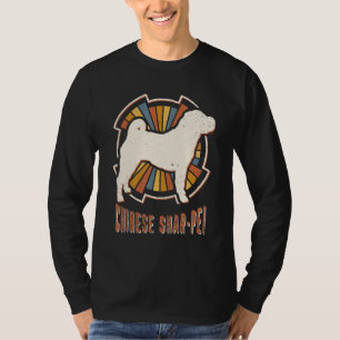 T-shirt Chinois Shar Pei Vintage Classic Retro Chien Love