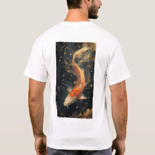 T-shirt chinois traditionnel de saut à carpe