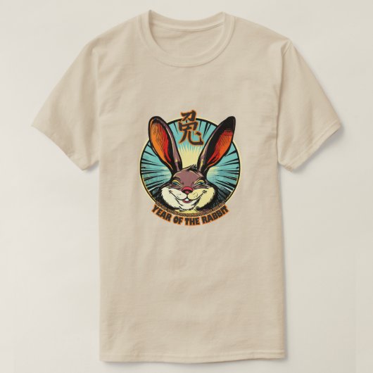 T-shirt chinois Zodiac "Rabbit" (Design devant)