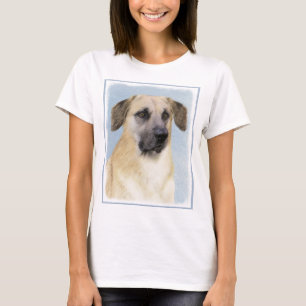 T-shirt Chinook (Oreilles Laissées) Peinture - Art Chien o