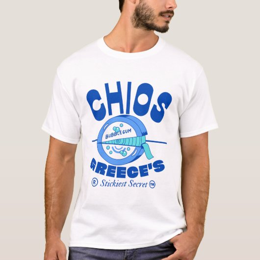 T-shirt Chios Greece's stickiest secret (Devant)