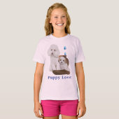 T-shirt Chiot (Devant entier)