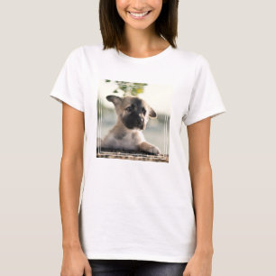T-shirt Chiot allemand sur la corniche