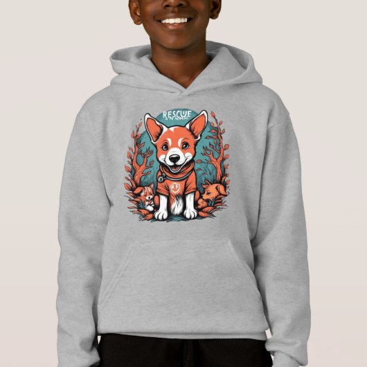 T-Shirt, chiot astronaute pour chien spatial migno (Devant)