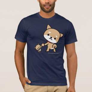 T-shirt - chiot avec un chiot bourré