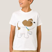 T-shirt Chiot blessé avec patte bandée (Devant)