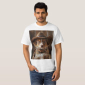 T-shirt Chiot cowboy (Devant entier)