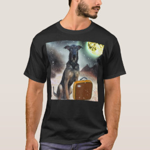 T-shirt Chiot dans l'artisanat de l'espace Grand chien Dan
