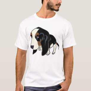 T-SHIRT CHIOT DE BASSET HOUND