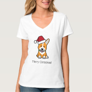 T-shirt chiot de chien Corgi Pembroke gallois chapeau de N