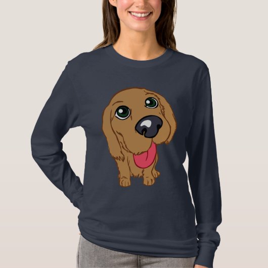 T-shirt Chiot de cocker (Devant)