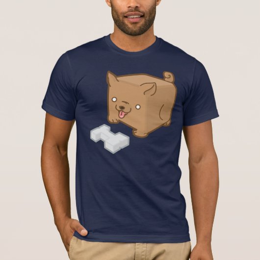 T-shirt Chiot de cube (Devant)