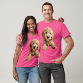 T-shirt Chiot de Doodle Doré (Unisexe)