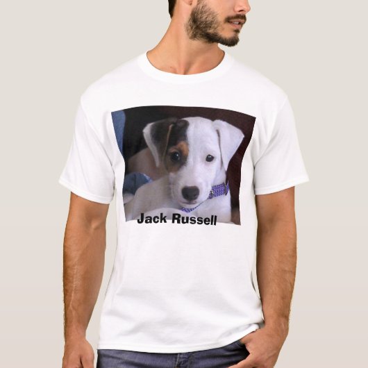 T-shirt Chiot de Jack Russell (Devant)