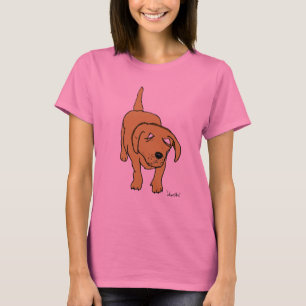 T-shirt chiot de Labrador (fille)