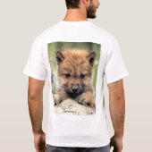 T-shirt Chiot de loup (Dos)