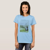T-shirt Chiot de montagne (Devant entier)