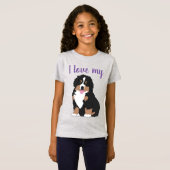 T-Shirt Chiot de montagne bernois  (Devant entier)