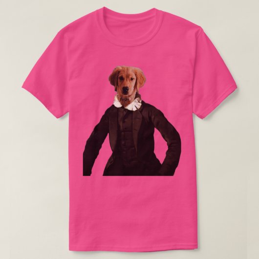 T-shirt chiot de repérage doré Distinguish Royal Dog (Design devant)