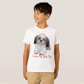 T-shirt Chiot de Shih Tzu (Devant entier)