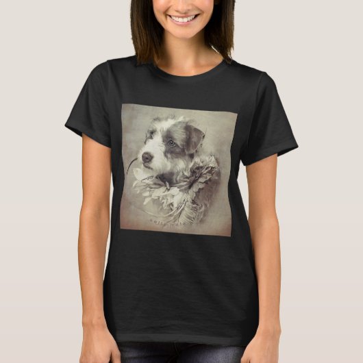 T-shirt Chiot de Terrier (Devant)