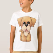 T-shirt Chiot Golden Retriever (Devant)