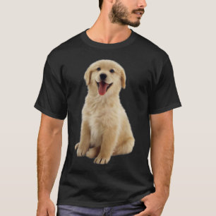 T-shirt Chiot Golden Retriever