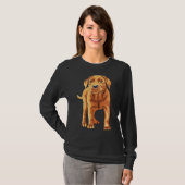T-shirt Chiot Labrador 14 (Devant entier)