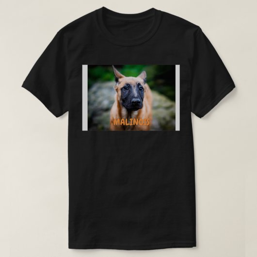T-shirt Chiot malinois (Design devant)