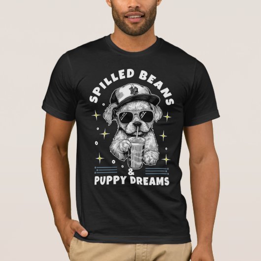 T-shirt chiot mignon (Devant)